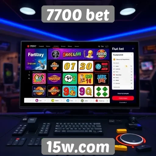 Facilidade de uso da interface do 7700 bet
